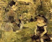 贝尔特 摩里索特 : Young Woman and Child on an Isle